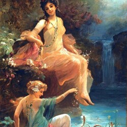 Пазл: Играя с рыбками