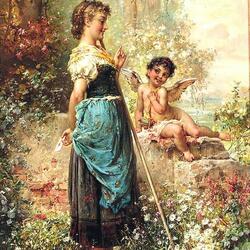 Пазл: Злой шутник, озорник Купидон 