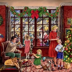 Пазл: Украшение ёлки