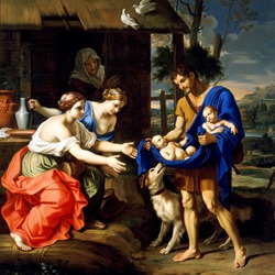 Пазл: Пастух Фаустул приносит Ромула и Рема своей жене Ларентии