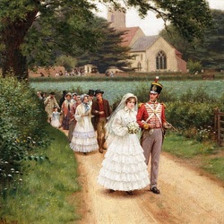 Пазл: Свадебное шествие