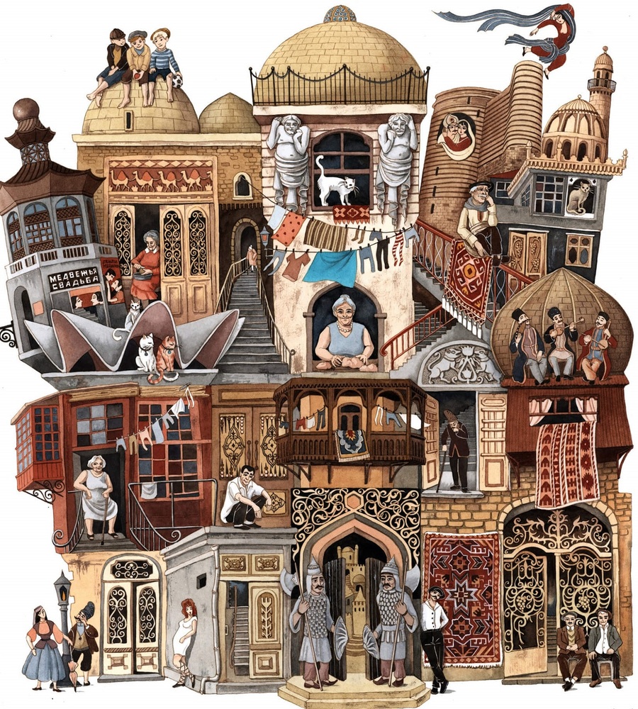 Пазл «Старый двор» из 810 элементов | Собрать онлайн пазл №263848