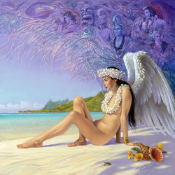 Пазл: Гавайский ангел 