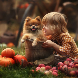 Пазл: Собачка и я