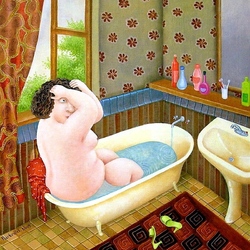 Пазл: В ванной 