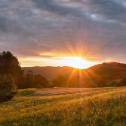Пазл: Закат солнца
