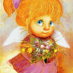 Пазл: Весенний ангел