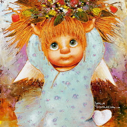 Пазл: Влюбленный ангел