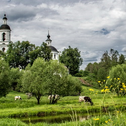 Пазл: Сельский храм