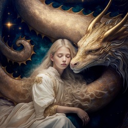 Пазл: Золотой дракон