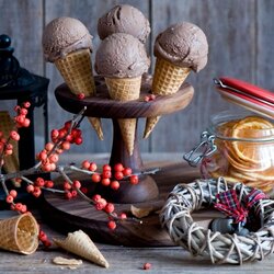 Пазл: Мороженое шоколадное