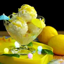 Пазл: Мороженое лимонное
