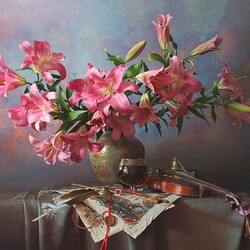 Пазл: Лилии