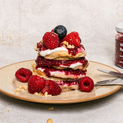 Пазл: Оладьи с вареньем