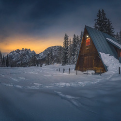 Пазл: Зимние сумерки