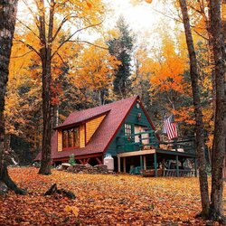Пазл: Осенний дом