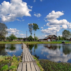 Пазл: Хорошо в деревне летом