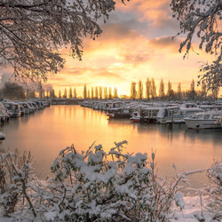 Пазл: Зимний причал