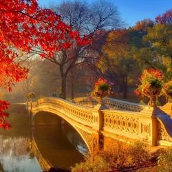 Пазл: Осенний мост