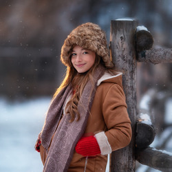 Пазл: Зимняя улыбка