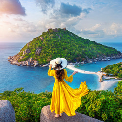 Пазл: Желтое платье