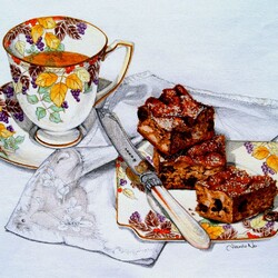 Пазл: Осеннее чаепитие