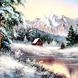 Пазл: Зимний пейзаж