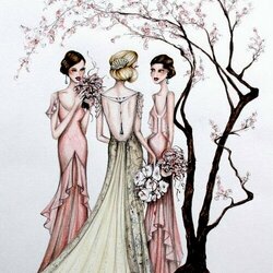 Пазл: Невеста с подружками 