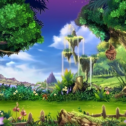 Пазл: Волшебный фонтан