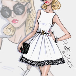 Пазл: Девушка в белом