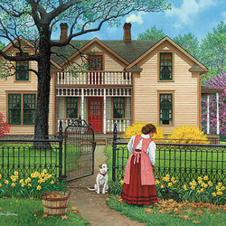 Пазл: Весенняя уборка