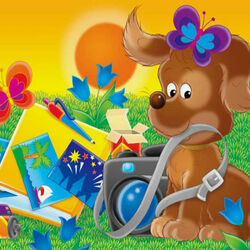 Пазл: Юный фотограф