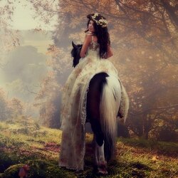 Пазл: Конная прогулка