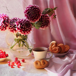 Пазл: Георгины