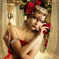 Пазл: Красные розы 