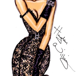 Пазл: Леди в чёрном