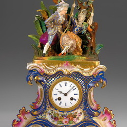 Пазл: Часы в фарфоре