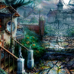 Пазл: На крыльце