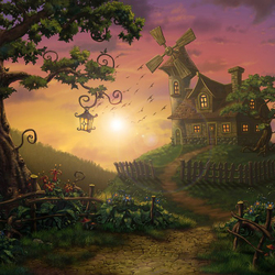 Пазл: Дом-мельница