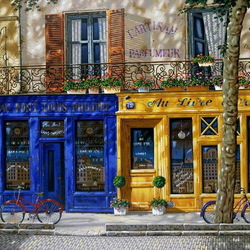 Пазл: На улице Парижа