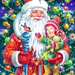 Пазл: Дед Мороз