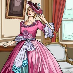 Пазл: Дама в шляпке