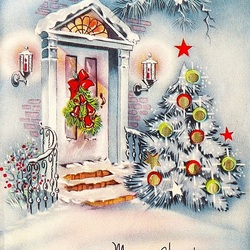 Пазл: Рождественская открытка