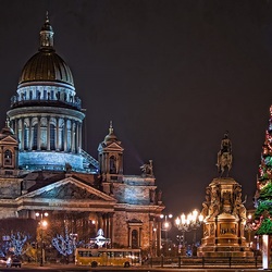 Пазл: Новогодний Санкт-Петербург