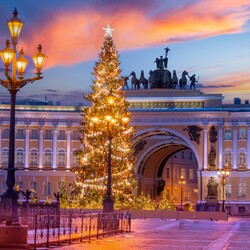 Пазл: Новогодний Санкт-Петербург