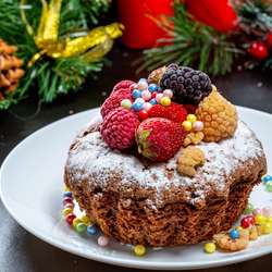 Пазл: Новогодний кекс