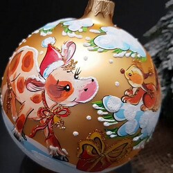 Пазл: Новогодний шар 