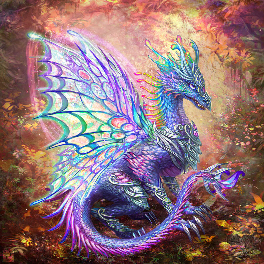 Пазл «Взрослый дракон-бабочка» из 289 элементов | Собрать онлайн пазл ...