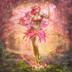 Пазл: Цветочная фея - Франжипани
