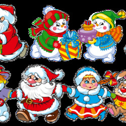 Пазл:  Друзья Нового года